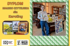 DYPLOM MAŁEGO CZYTELNIKA dla Wiktorii - 2